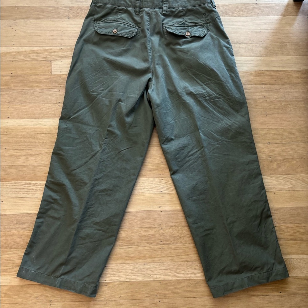 Green Fatigue Pants, 35x26